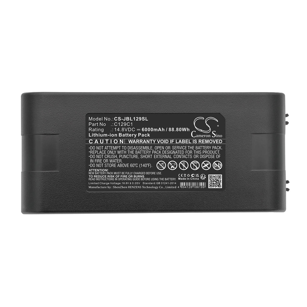 14.8v, Li-ion, 6000mah, Battery Fits Jbl, Eon One Compact, 88.80wh Batteries for Electronics Cameron Sino Technology Limited   