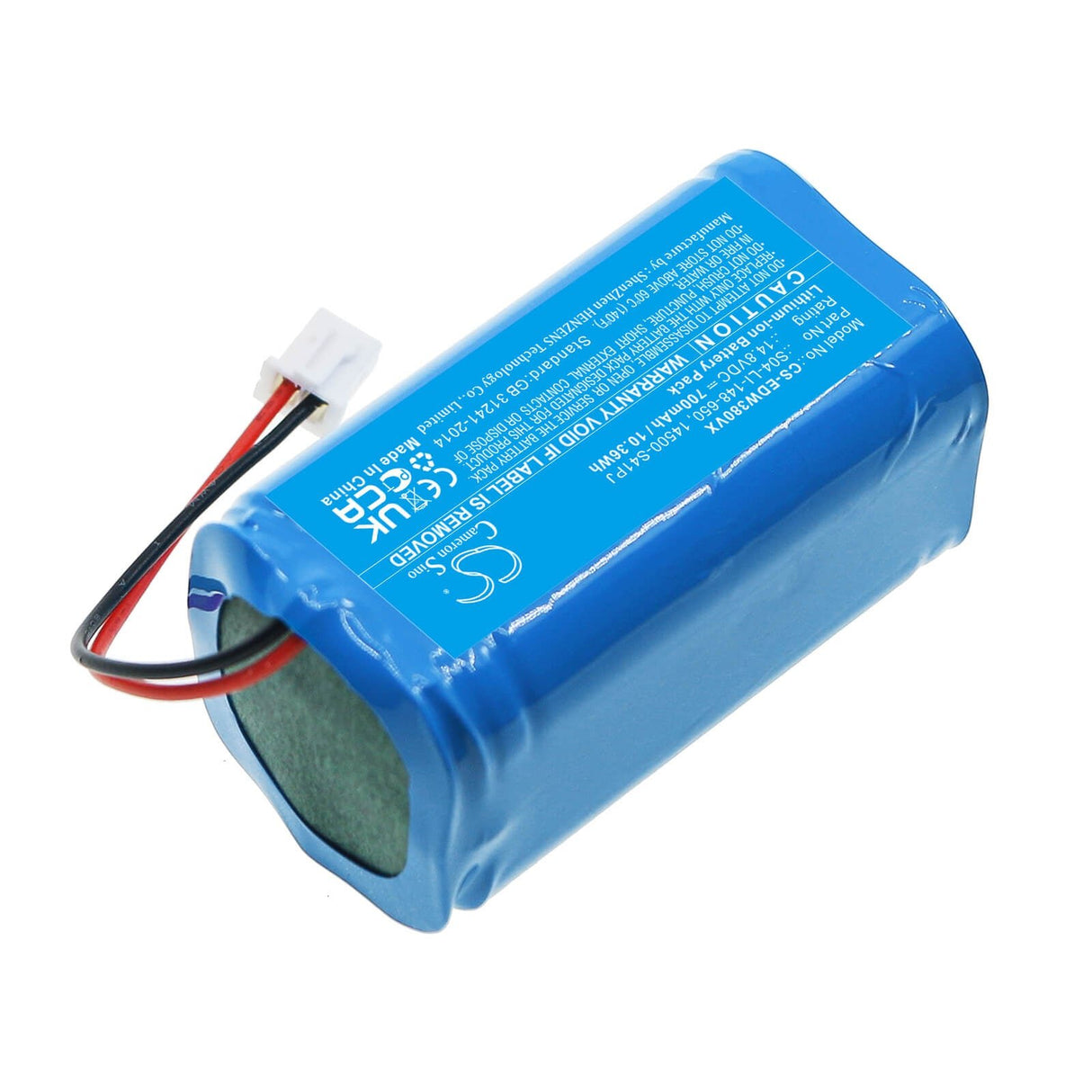 14.8v, Li-ion, 700mah, Battery Fits Ecovacs, Winbot W830, Winbot W850, 10.36wh Vacuum Cameron Sino Technology Limited   