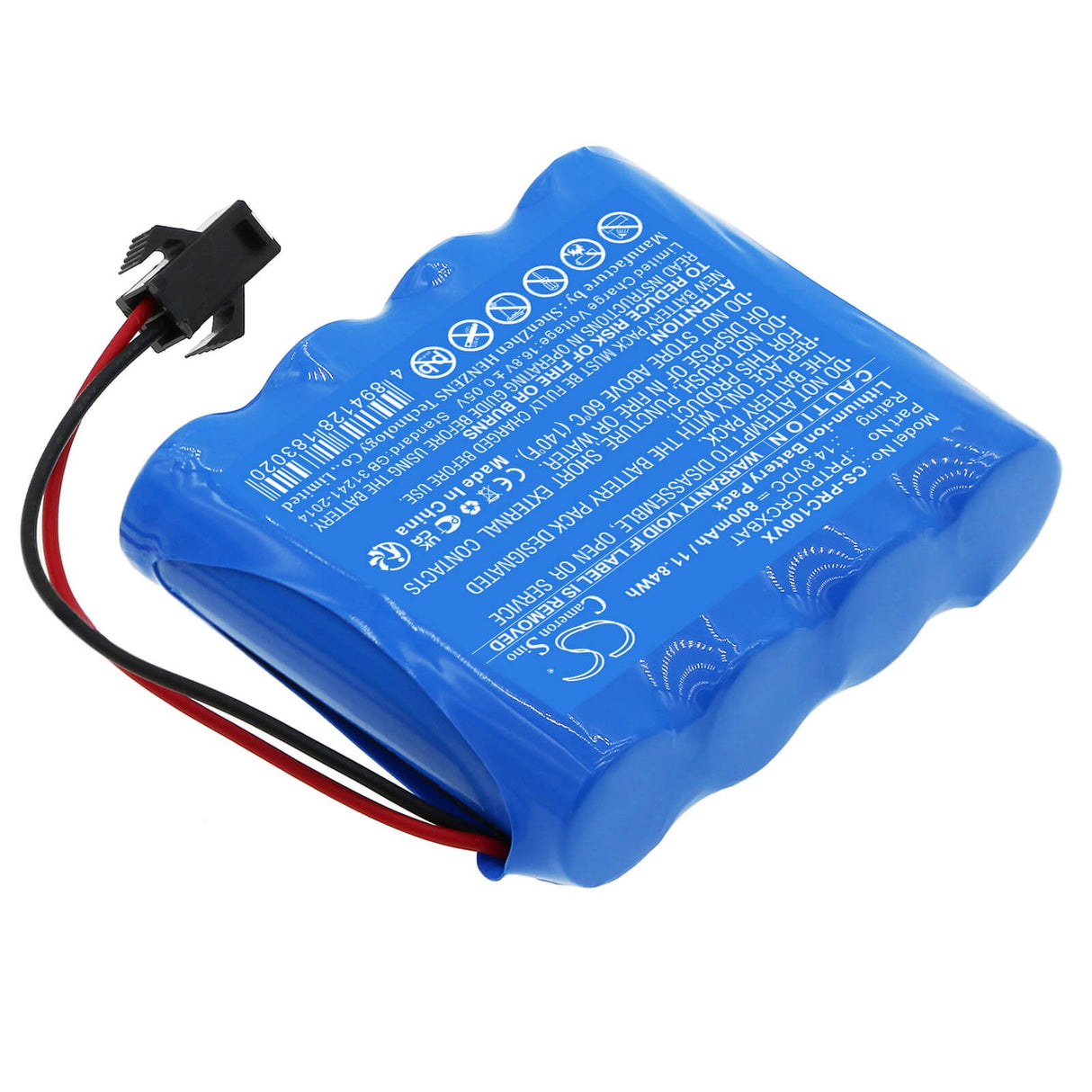 14.8v, Li-ion, 800mah, Battery Fits Pyle, Pucrcx10, 11.84wh Vacuum Cameron Sino Technology Limited   