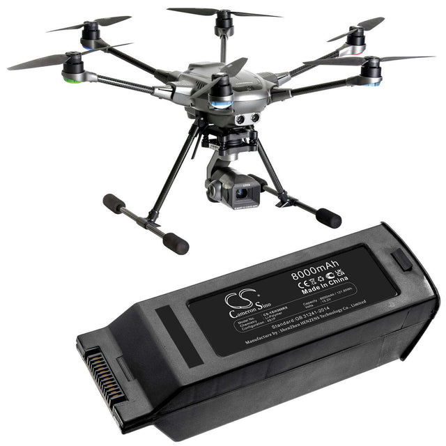 15.2v, Li-polymer, 8000mah, Battery Fit's Yuneec, Typhoon H3, 121.60wh Drones Cameron Sino Technology Limited (Dangerous Goods)   