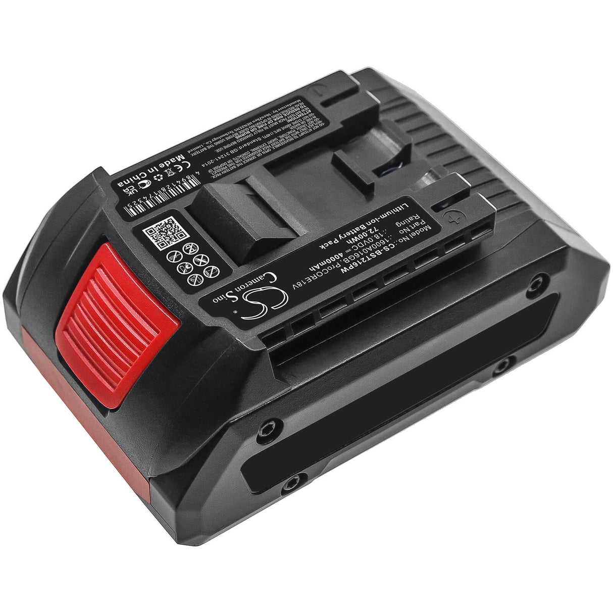 18.0v, 4000mah, Li-ion Battery Fit's Bosch, Gbh 18v-34 Cf, Gbh 18v-36 C, Gbh 18v-45 C, 72.00wh Power Tools Cameron Sino Technology Limited (Power Tools)   