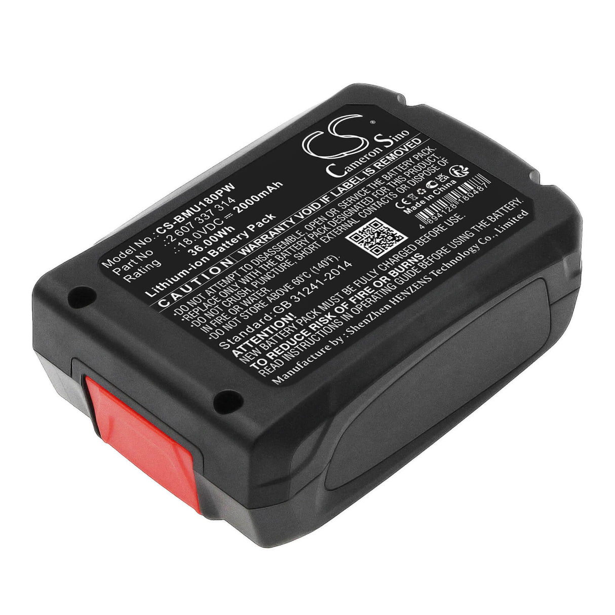 18.0v, Li-ion, 2000mah, Battery Fits Bosch Advancedglue 18v, 36.00wh Batteries for Electronics Cameron Sino Technology Limited   