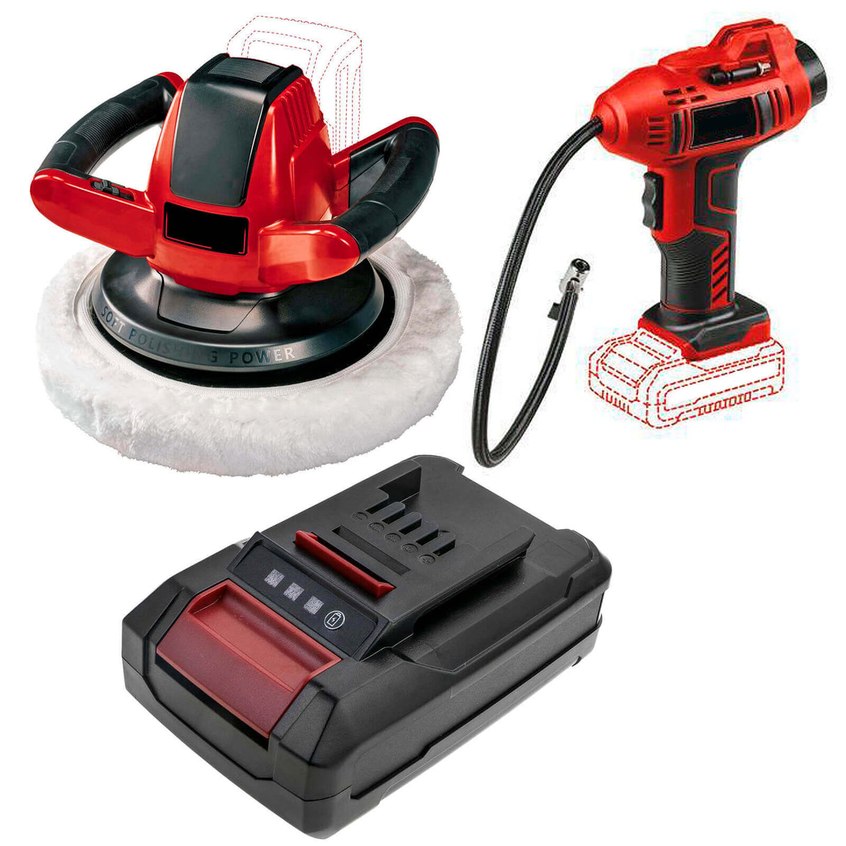 18.0v, Li-ion, 2000mah, Battery Fit's Einhell, Px-bat52, Pxbp-300, Pxbp-600, 36.00wh Power Tools Cameron Sino Technology Limited (Power Tools)   