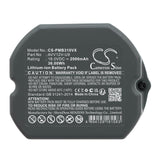 18.0v, Li-ion, 2000mah, Battery Fits Panasonic Avv12v-u9, Mc-6dd65, Mc-sb30j-h, 36.00wh Vacuum Cameron Sino Technology Limited   