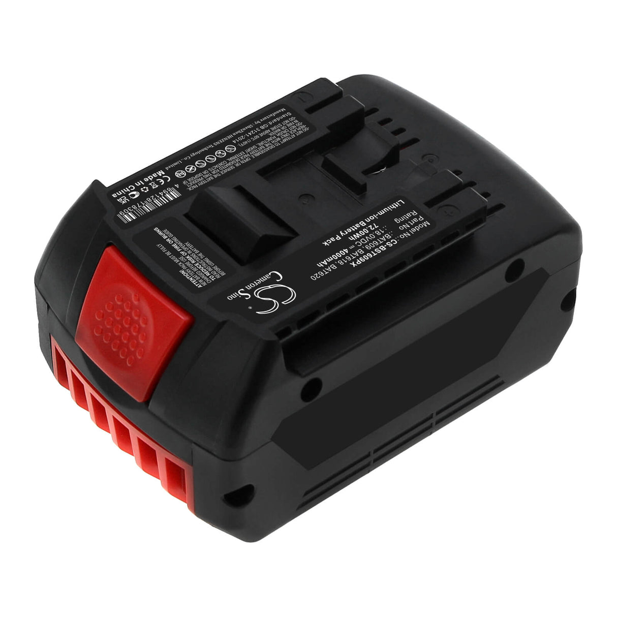 18.0v, Li-ion, 4000mah, Battery Fits Bosch, 17618, 17618-01, 72.00wh Power Tools Cameron Sino Technology Limited   