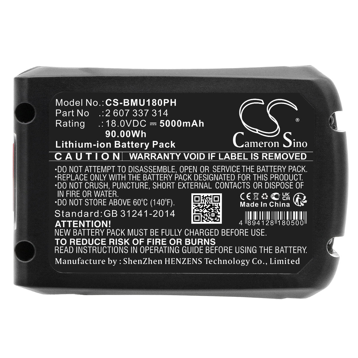 18.0v, Li-ion, 5000mah, Battery Fits Bosch Advancedglue 18v, 90.00wh Gardening Tools Cameron Sino Technology Limited   