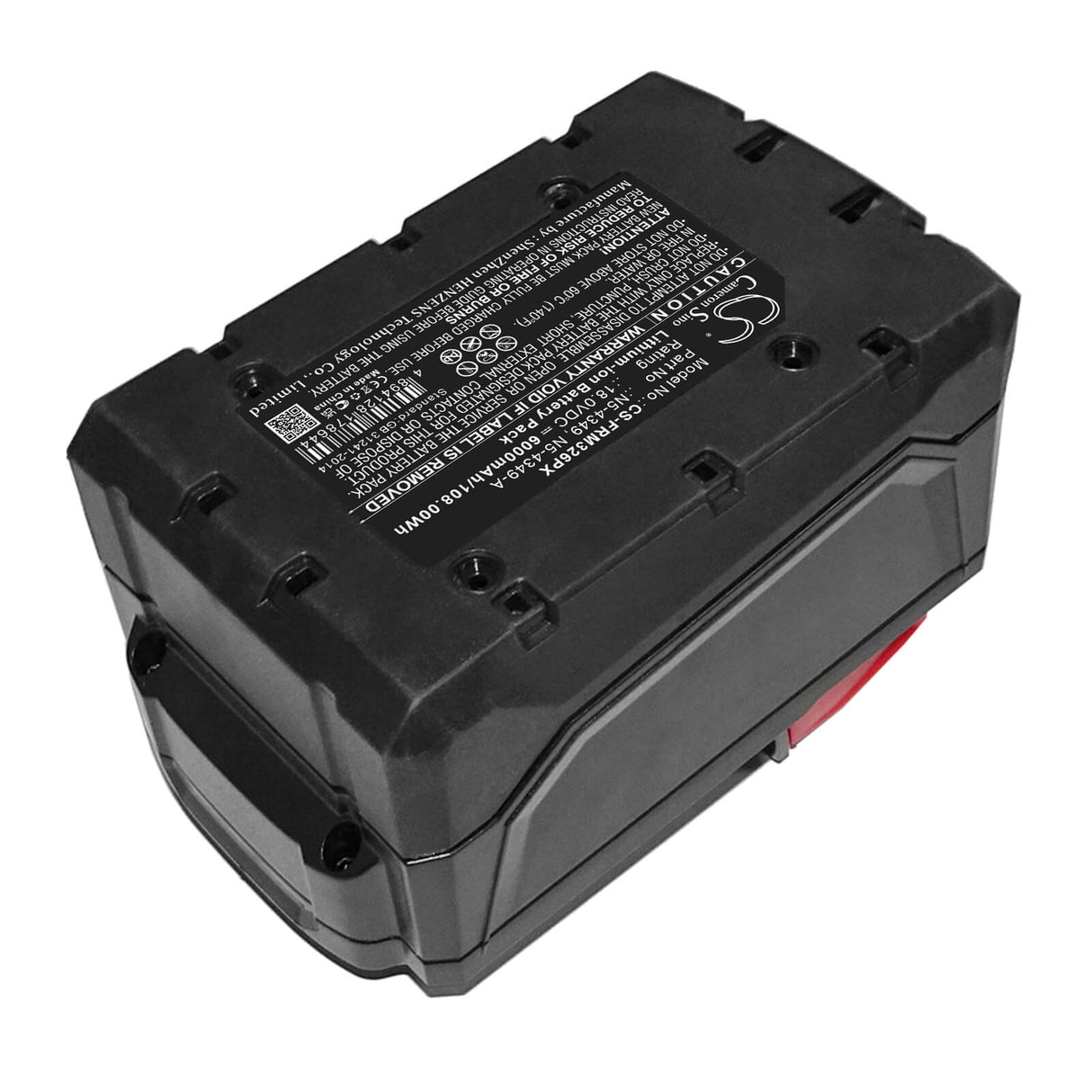 18.0v, Li-ion, 6000mah, Battery Fits Fromm, P318, P326, 108.00wh Strapping Tools Cameron Sino Technology Limited (Dangerous Goods)   