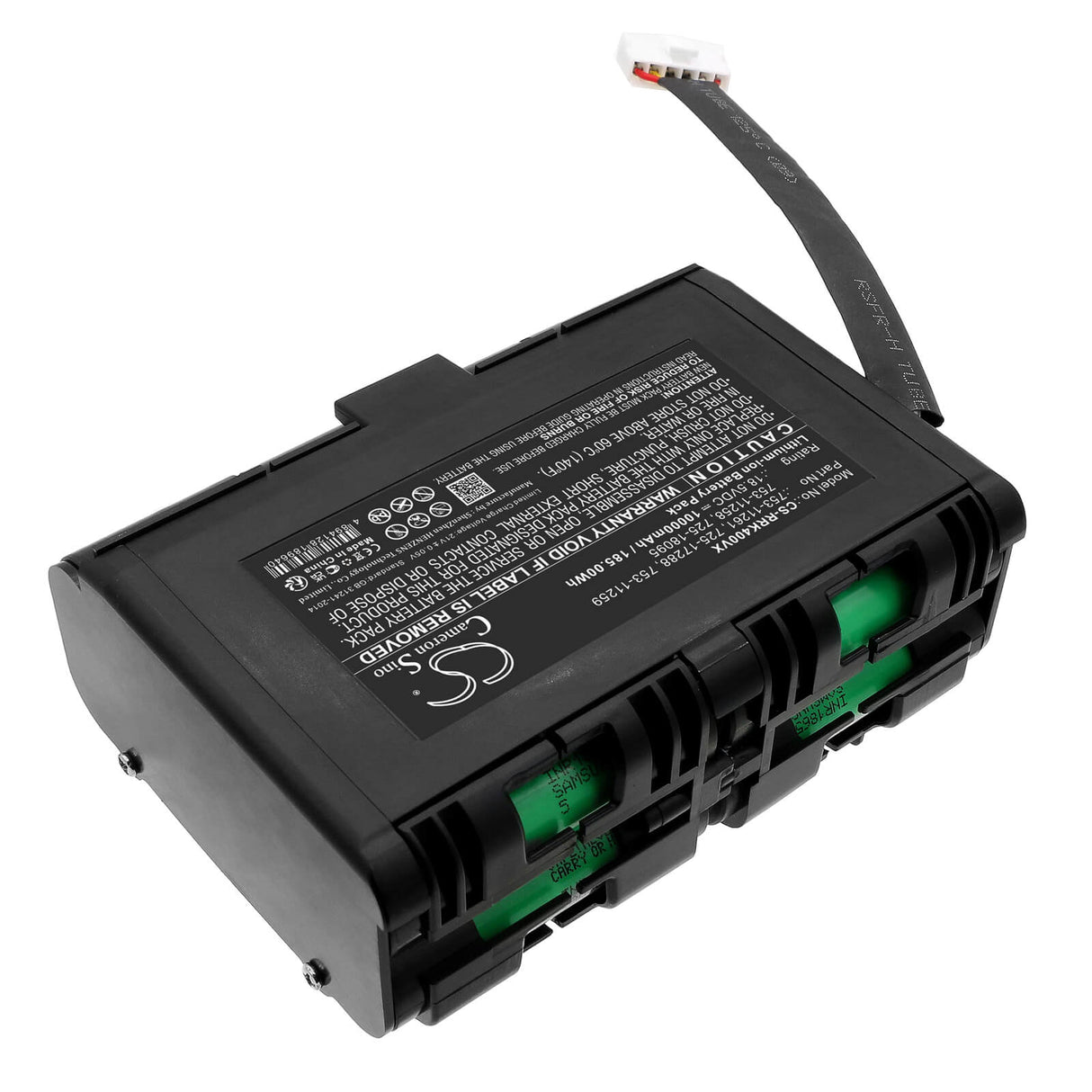 18.5v, Li-ion, 10000mah, Battery Fits Robomow, Rk 3000 Pro, Rk 4000 Pro, 185.00wh Lawn Mowers Cameron Sino Technology Limited (Dangerous Goods)   