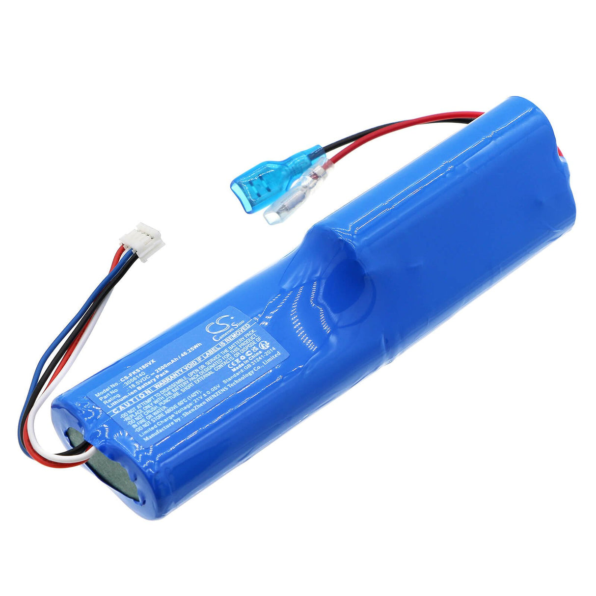 18.5v, Li-ion, 2500mah, Battery Fits Fakir, As 1800 T, As Wh Racing Edition, 46.25wh Vacuum Cameron Sino Technology Limited   