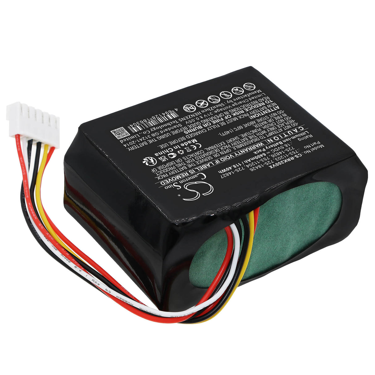 18.5v, Li-ion, 6400mah, Battery Fits Cubcadet, Xr5 1000, Xr5 1000 2021, 118.40wh Lawn Mowers Cameron Sino Technology Limited (Dangerous Goods)   