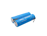 18650 Lithium Ion Battery For pack building , 2pcs per Pack With reverse solder tabs 3.7v, 3400mah - 12.58wh 18650 Cameron Sino Technology Limited   