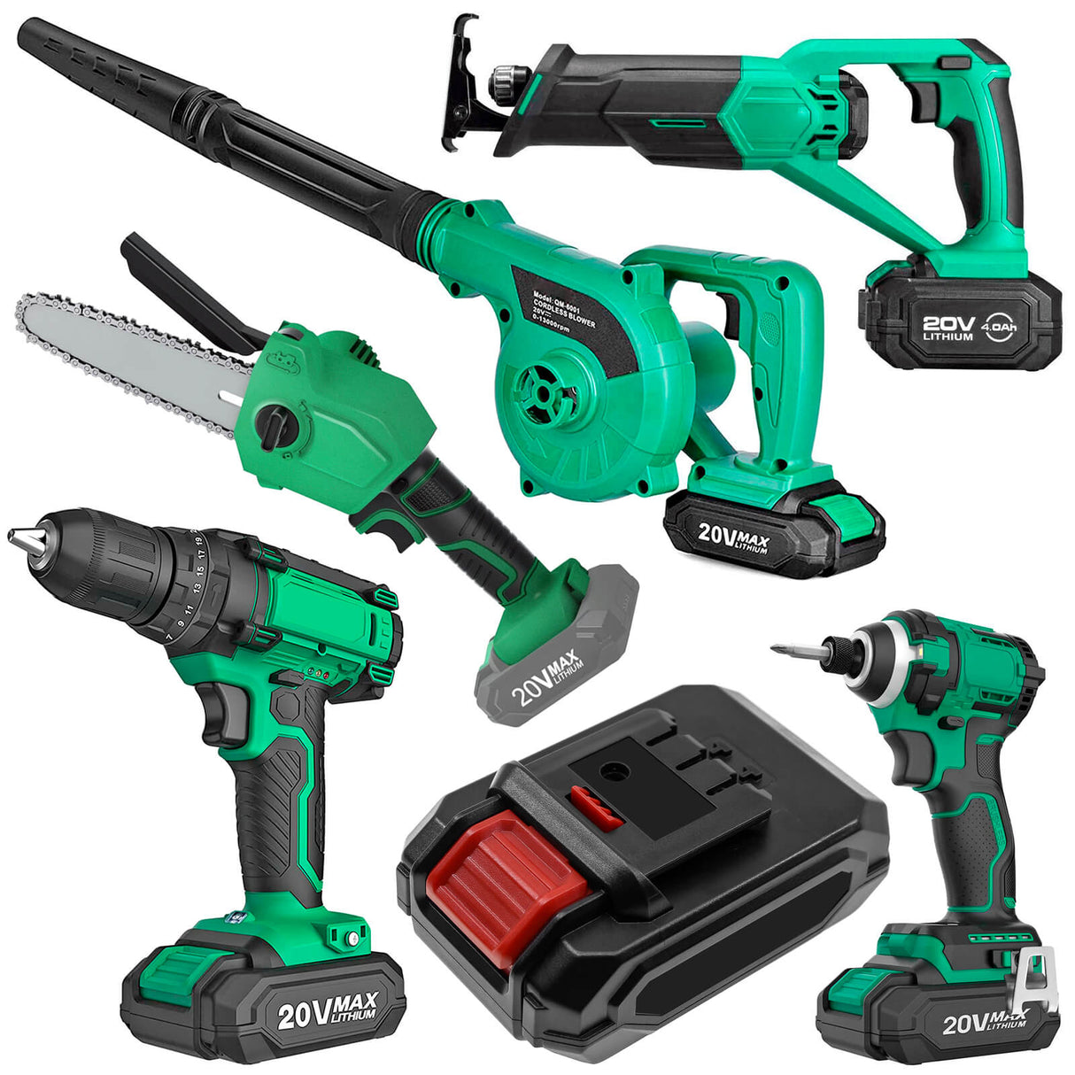 20.0v, 1500mah, Li-ion Battery Fit's Kimo, 6 Inch Cordless Chainsaw, Leaf Blower 2-in-1 20v, 30.00wh Power Tools Cameron Sino Technology Limited (Power Tools)   