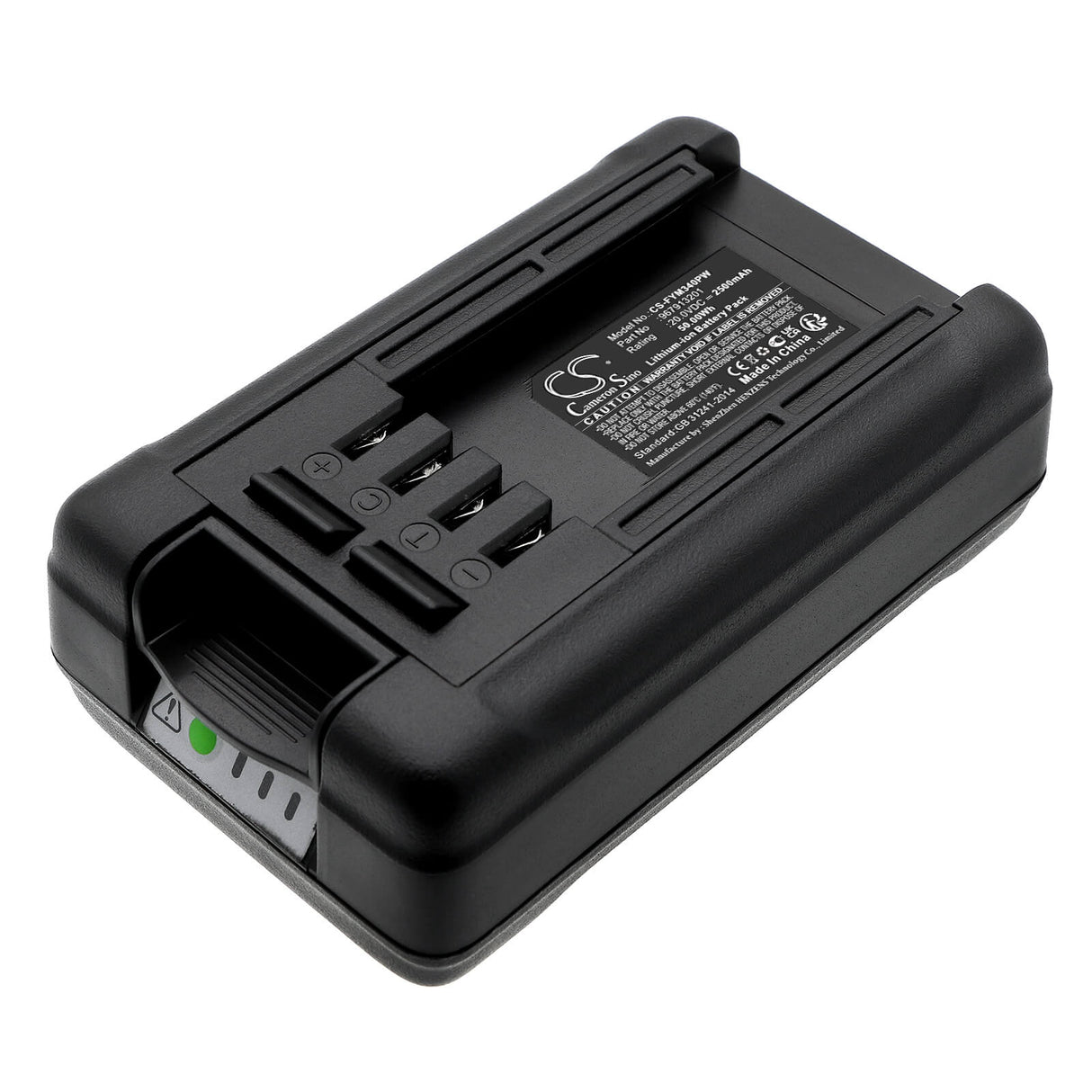 20.0v, Li-ion, 2500mah, Battery Fits Flymo, 9678648-01, C-li 20v, 50.00wh Lawn Mowers Cameron Sino Technology Limited   