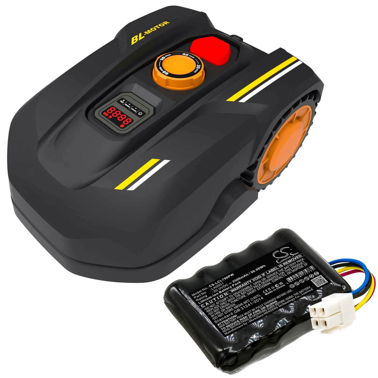 20.0v, Li-ion, 2500mah, Battery Fits Landxcape, Lx790, Lx790 600m2, 50.00wh Lawn Mowers Cameron Sino Technology Limited   