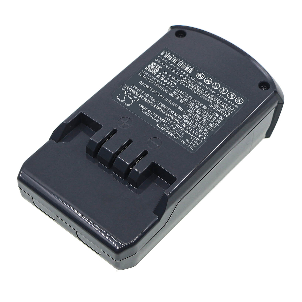 21.6v, 2000mah, Li-ion Battery Fit's Hoover, Ds22g, Ds22g001, Ds22gr001, 43.20wh Vacuum Cameron Sino Technology Limited   