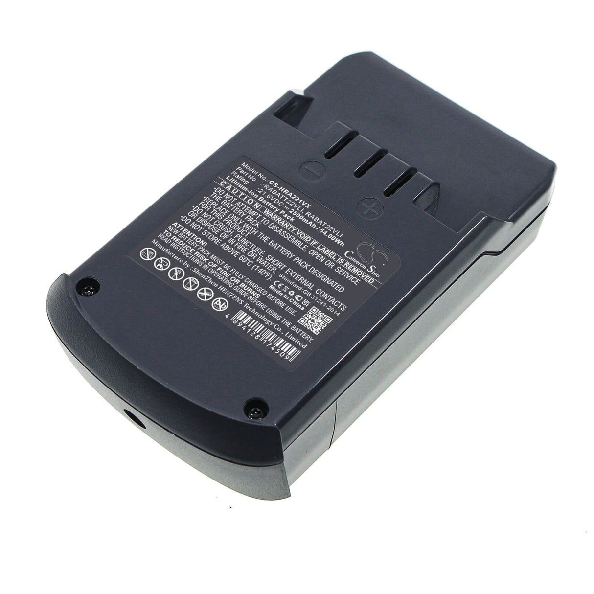 21.6v, 2500mah, Li-ion Battery Fit's Hoover, Ds22g, Ds22g001, Ds22gr001, 54.00wh Vacuum Cameron Sino Technology Limited   