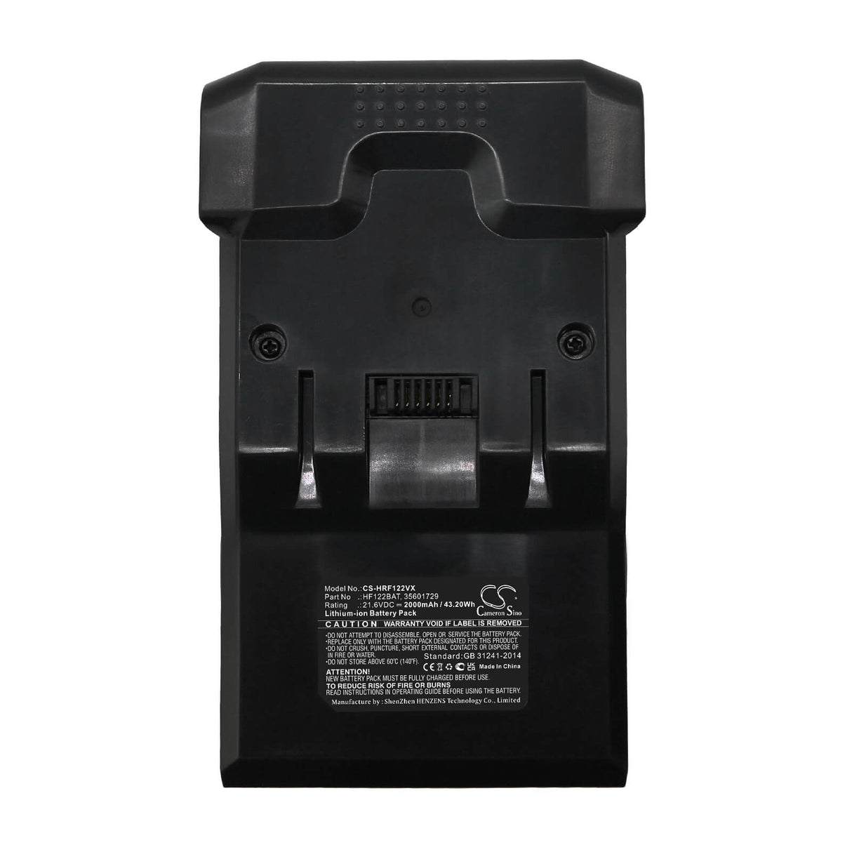 21.6v, Li-ion, 2000mah, Battery Fits Hoover, H Free, Hf122en011, 43.20wh Vacuum Cameron Sino Technology Limited (Suspended)   