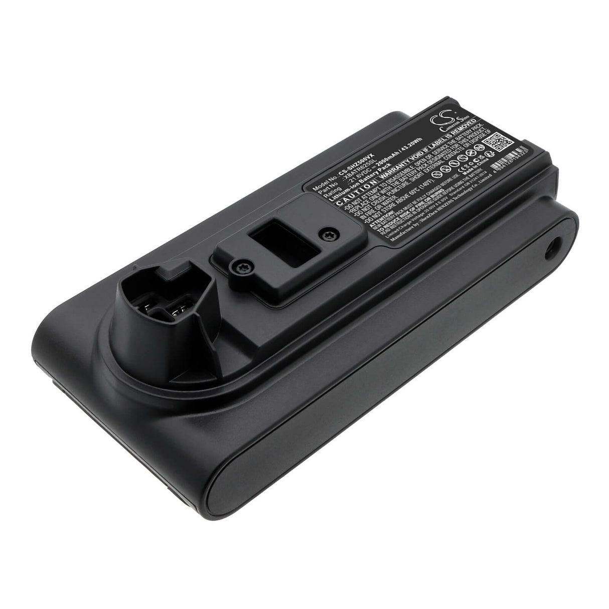 21.6v, Li-ion, 2000mah, Battery Fits Shark, UZ565H, IZ862H replaces XBATR725SL , 43.20wh Vacuum Cameron Sino Technology Limited   