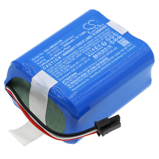 22.2v, Li-ion, 2600mah, Battery Fits Lawn Expert, Robotic Lawnmower, 57.72wh Lawn Mowers Cameron Sino Technology Limited   