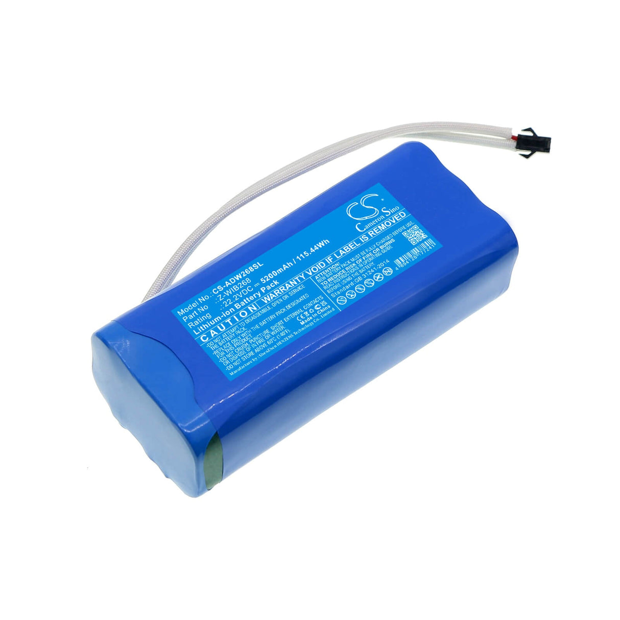 22.2v, Li-ion, 5200mah, Battery Fits American Dj, Wifly Exr Qa5 Ip, 115.44wh Batteries for Electronics Cameron Sino Technology Limited   