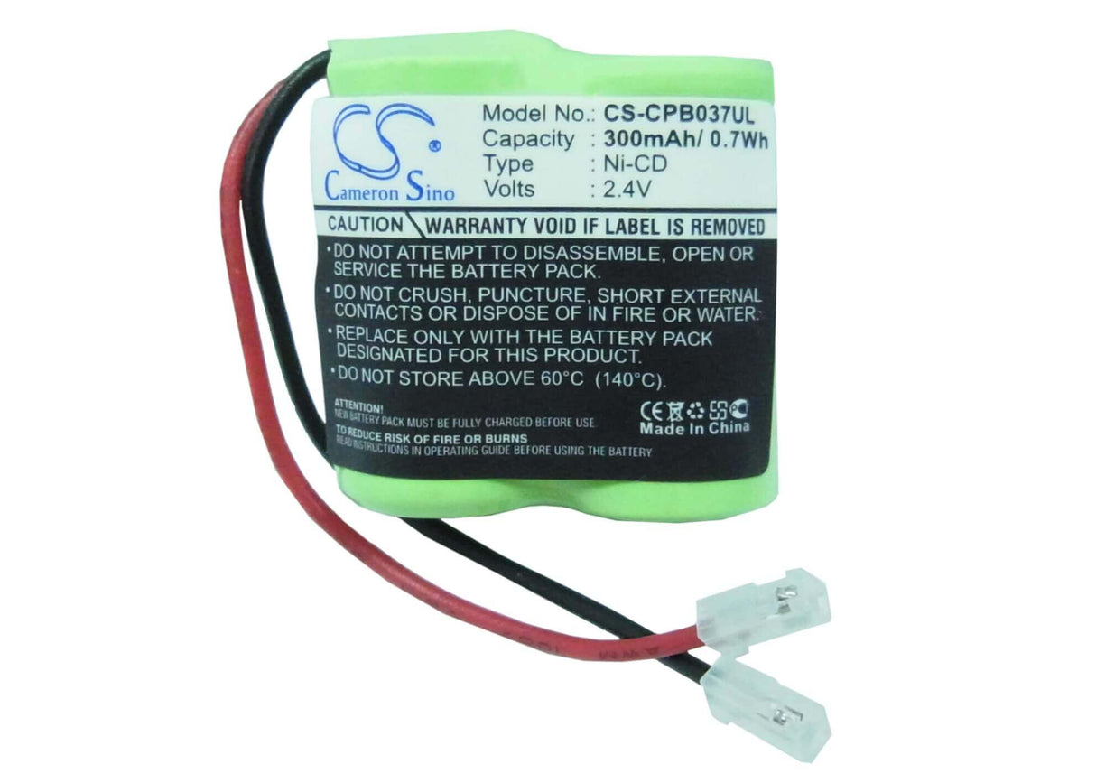 2.4v 2/3 Aa Battery Pack 300mah With Universal Connector Battery By Use Cameron Sino Technology Limited   