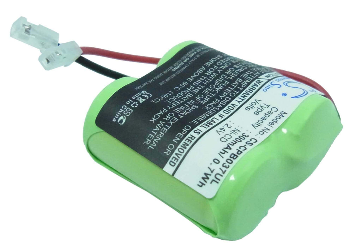 2.4v 2/3 Aa Battery Pack 300mah With Universal Connector Battery By Use Cameron Sino Technology Limited   