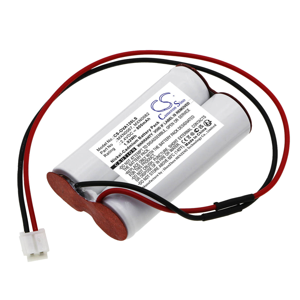 2.4v, Ni-cd, 800mah, Battery Fits Legrand, 806525, Baes 806525, 1.92wh Emergency Lighting Cameron Sino Technology Limited   