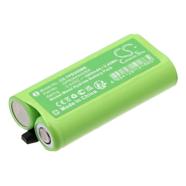 2.4v, Ni-mh, 1000mah, Battery Fits Topcom, Babytalker 3500 Nanny, Babytalker 3600, 2.40wh BabyPhone Cameron Sino Technology Limited   