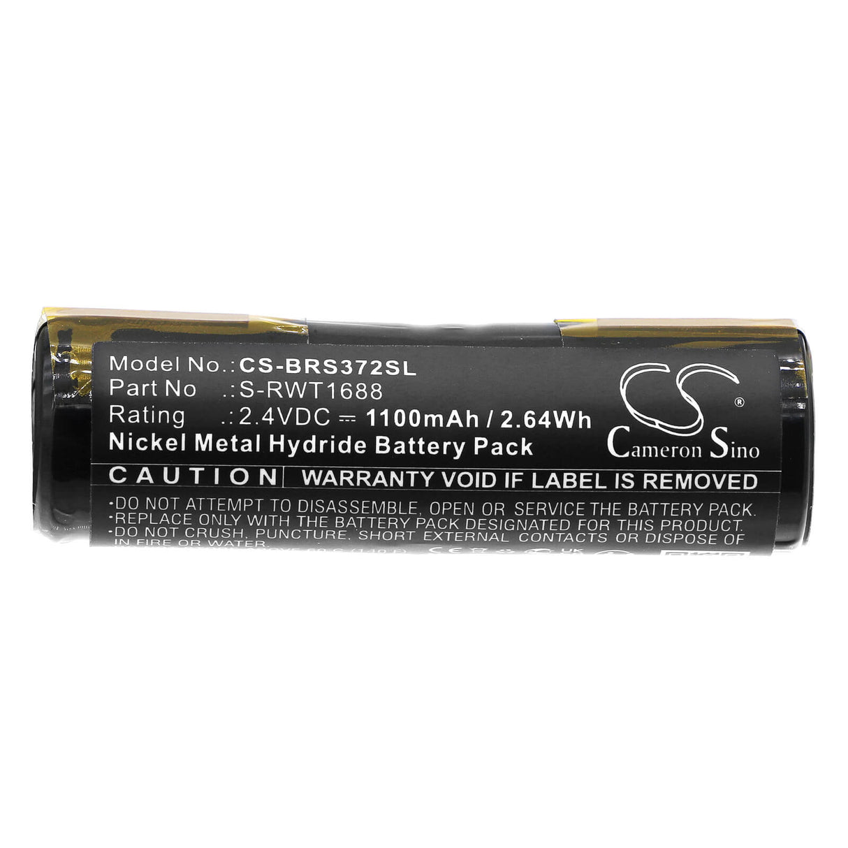 2.4v, Ni-mh, 1100mah, Battery Fits Braun, 4717, Dlx S18.535.3, 2.64wh Toothbrush Cameron Sino Technology Limited   