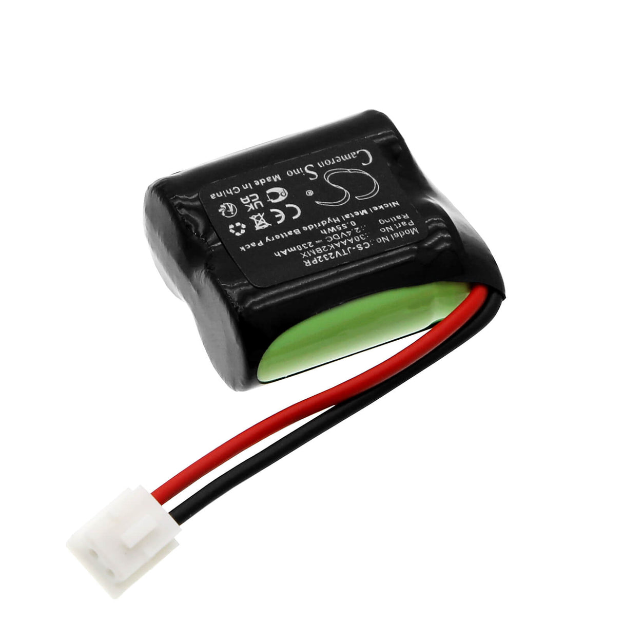 2.4v, Ni-mh, 230mah, Pager battery Fits Jtech Commpass Voice Pager, Commpass Vtf Pager, 0.55wh Pager Cameron Sino Technology Limited   