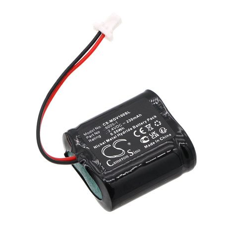 2.4v, Ni-mh, 230mah, Smart home battery Fits Magura Vyron Ver.1, 0.55wh Smart Home Cameron Sino Technology Limited   