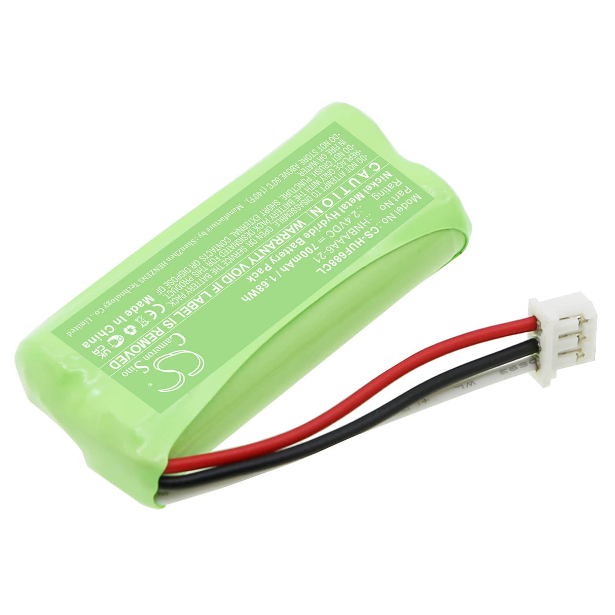 2.4v, Ni-mh, 700mah, Battery Fits Huawei, F688, F688-20, 1.68wh Cordless Phone Cameron Sino Technology Limited (Cordless Phone)   