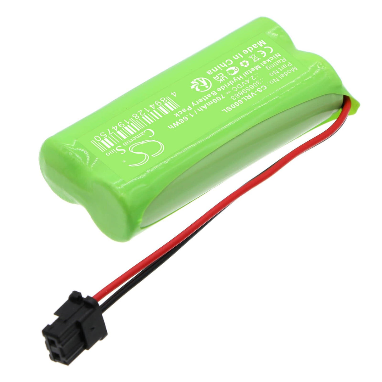 2.4v, Ni-mh, 700mah, Battery Fits Volvo, Fomoco Alarm Siren, S60 2008-2018, 1.68wh Siren Alarm Cameron Sino Technology Limited   