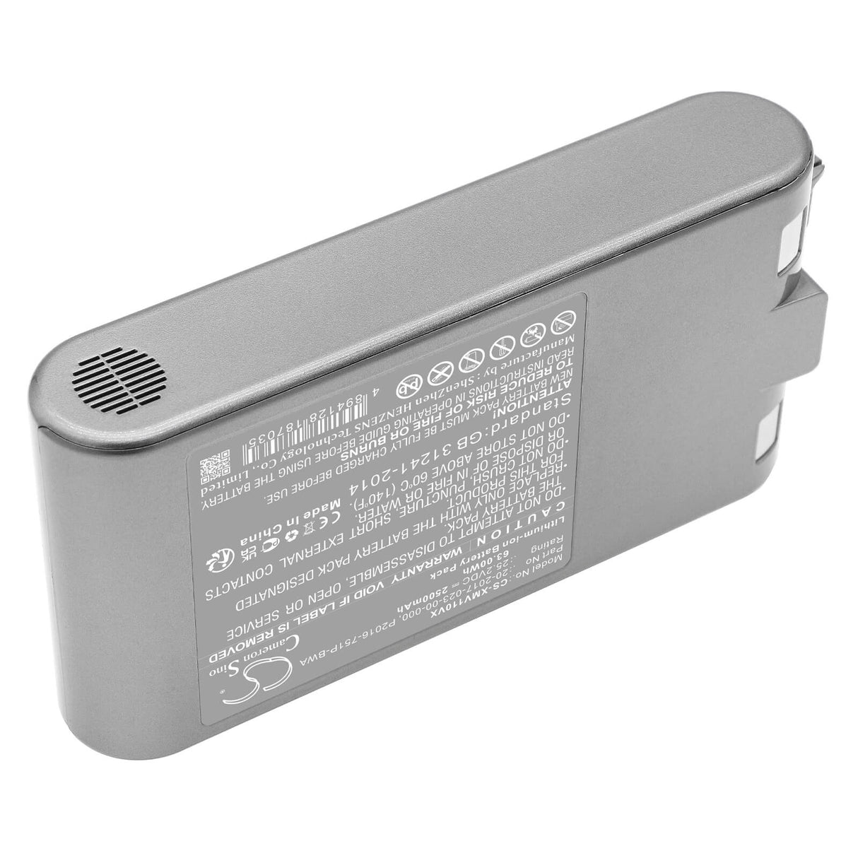 25.2v, Li-ion, 2500mah, Battery Fits Dreame, V11, V11se, 63.00wh Vacuum Cameron Sino Technology Limited   