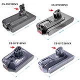 25.2V, Li-ion, 2500mAh, Battery fits Dyson, Detect Slim, Sv26, 63.0Wh Vacuum Cameron Sino Technology Limited   