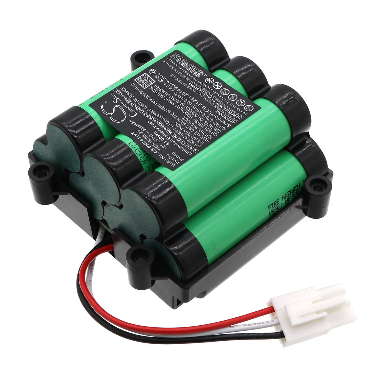 25.2v, Li-ion, 2500mah, Battery Fits Philips, Fc6170, Fc6170/01, 63.00wh Vacuum Cameron Sino Technology Limited   