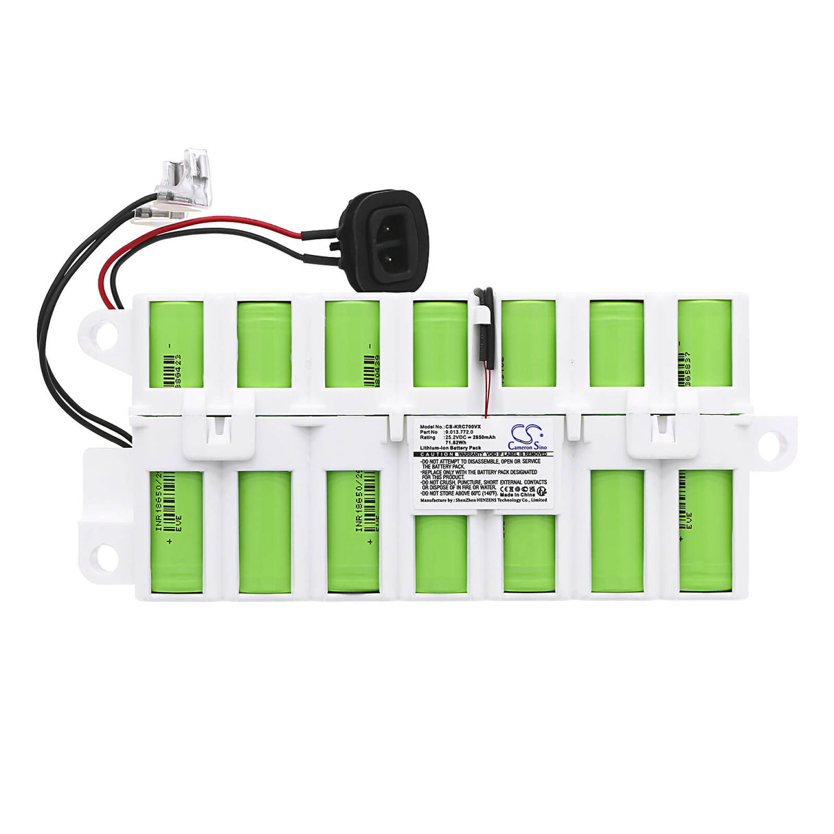 25.2v, Li-ion, 2850mah, Battery Fits Karcher, Fc7, 71.82wh Vacuum Cameron Sino Technology Limited   