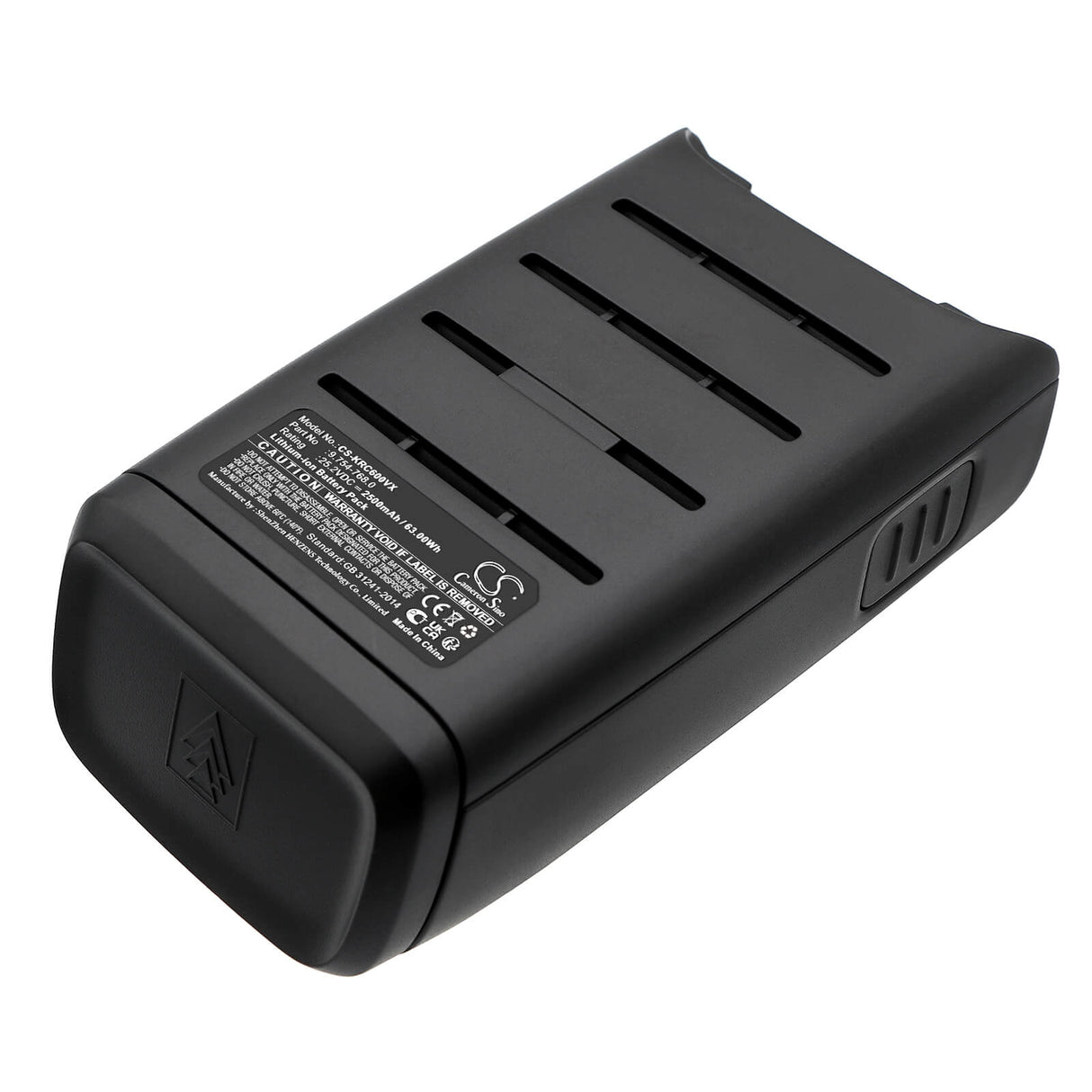 25.5v, Li-ion, 2500mah, Battery Fits Karcher, Vc 6 Cordless Ourfamily, , 63.75wh Vacuum Cameron Sino Technology Limited   