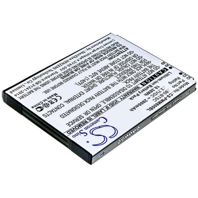 Battery For Point Mobile, Pm80 3.7v, 2800mah - 10.36wh Batteries for Electronics Cameron Sino Technology Limited (Suspended)   