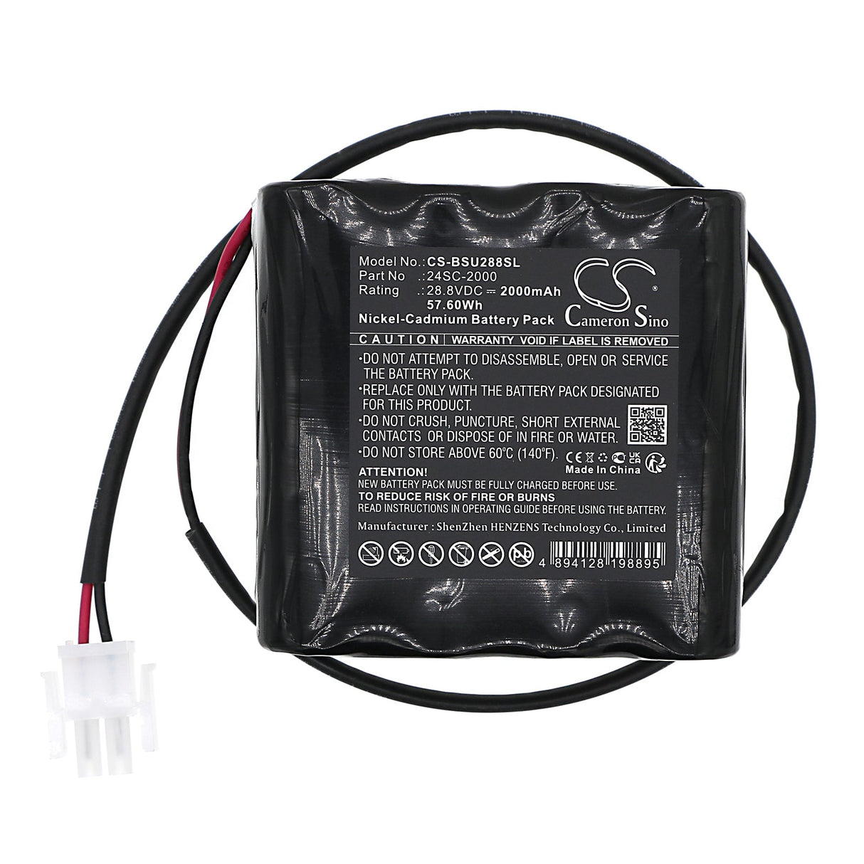 28.8V, Ni-CD, 2000mAh, Battery fits Besam, Uniturn, 57.60Wh Automatic Doors Cameron Sino Technology Limited   