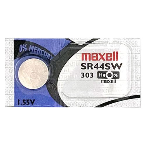 303 - Sr44sw 1.55 Volt Silver Oxide Battery Replacement Coin Cell Batteries Maxell   