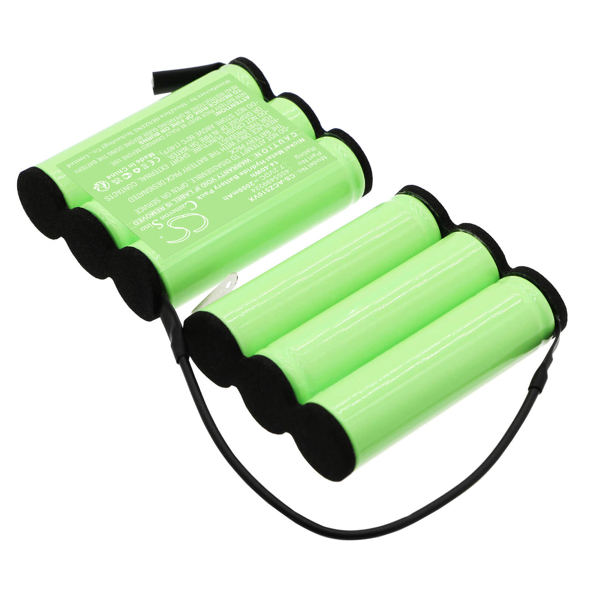 7.2v, Ni-mh, 2000mah, Battery Fits Aeg, Zb5106, 14.40wh Batteries for Electronics Cameron Sino Technology Limited   