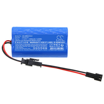 3.2v, Lifepo4, 3000mah, Solar Battery Fits Gama Sonic 97k012, Gs-103, Gs-104, 9.60wh