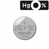 Five pieces of 357 - Sr44w 1.55 Volt Silver Oxide Battery Replacement Coin Cell Batteries Maxell   