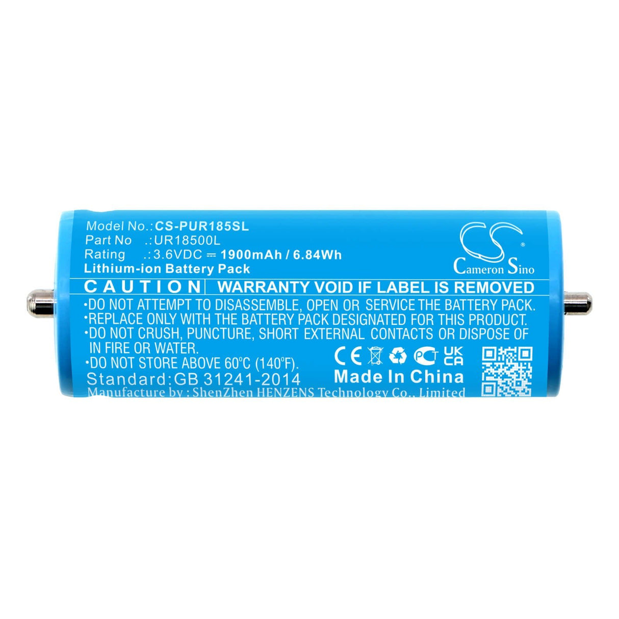 3.6v, Li-ion, 1900mah, Battery Fits Braun, 2011, 2012, 6.84wh Shaver Cameron Sino Technology Limited   