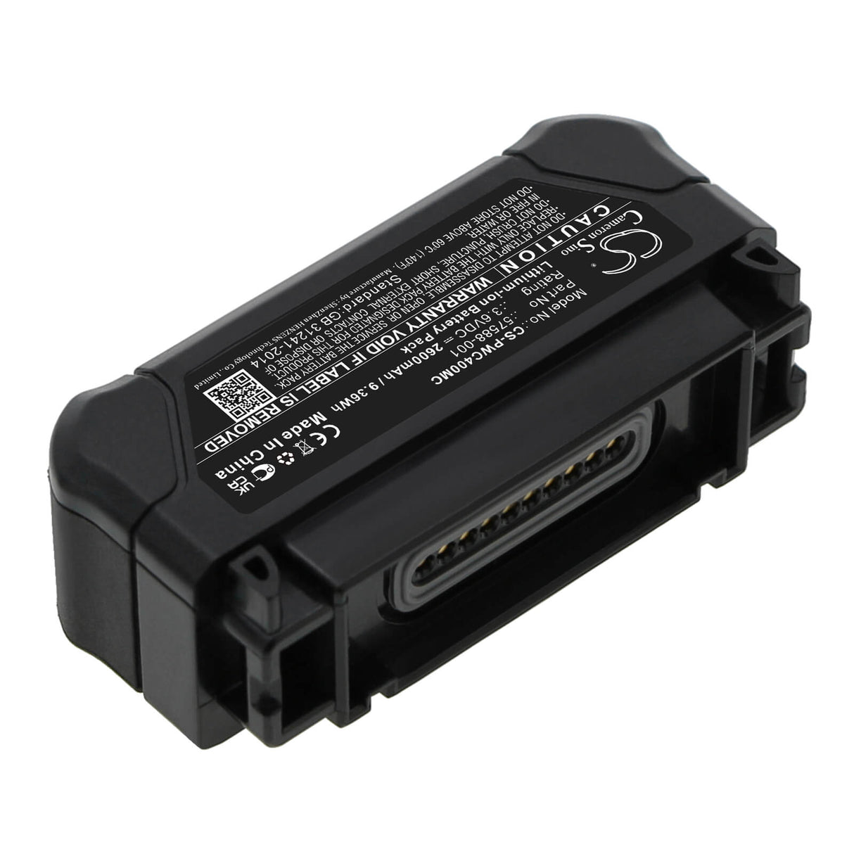 3.6v, Li-ion, 2600mah, Battery Fits Panasonic I-pro Bwc4000 Body-worn Camera, Wv-bwc4000, 9.36wh Body Camera Cameron Sino Technology Limited   