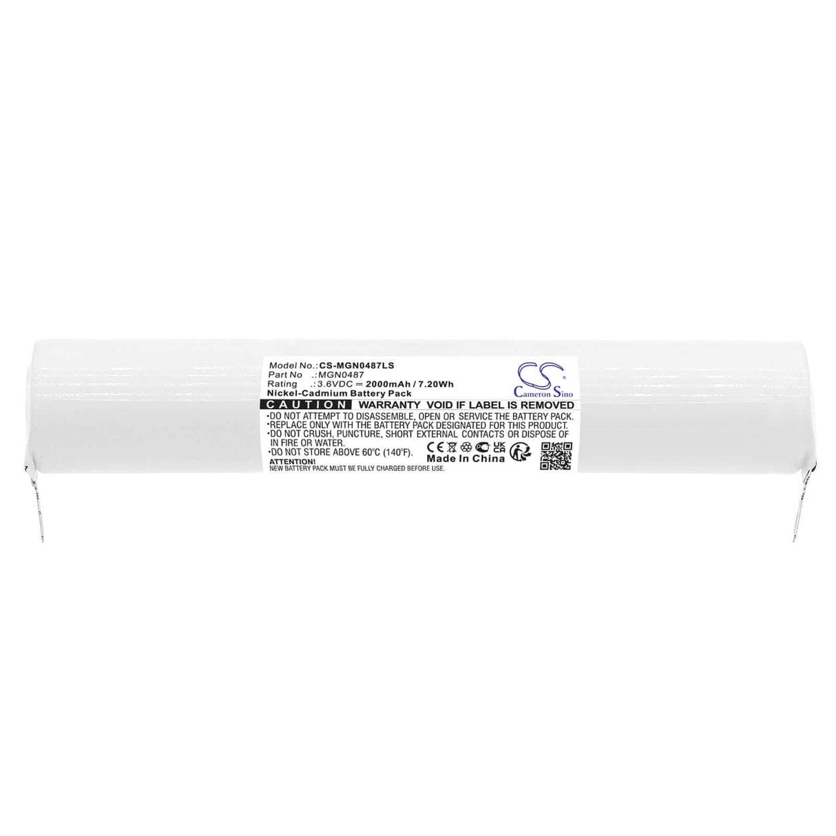 3.6v, Ni-cd, 2000mah, Battery Fits Schneider, 134896, 186002, 7.20wh Emergency Lighting Cameron Sino Technology Limited   