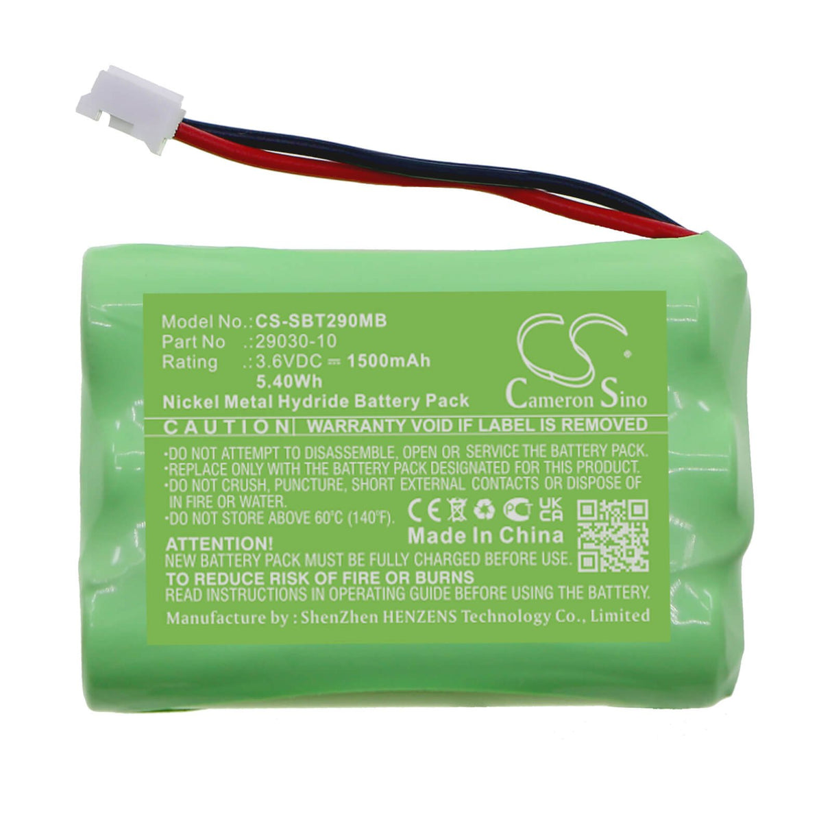 3.6v, Ni-mh, 1500mah, Battery Fits Summer, 285650a, 28650, 5.40wh Batteries for Electronics Cameron Sino Technology Limited   