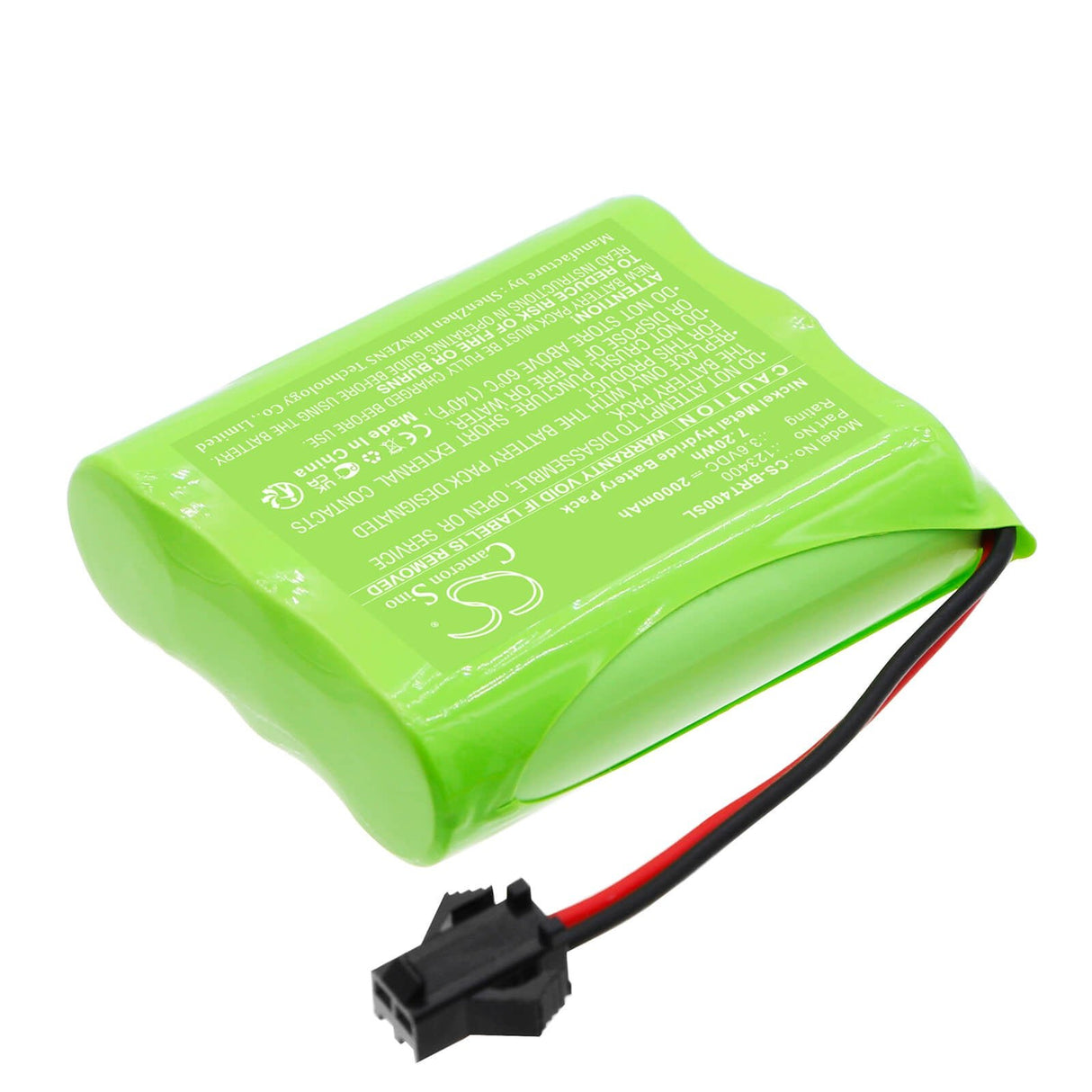 3.6v, Ni-mh, 2000mah, Battery Fits Bravat, 413610, 417110, 7.20wh Cosmetic Mirror Cameron Sino Technology Limited   