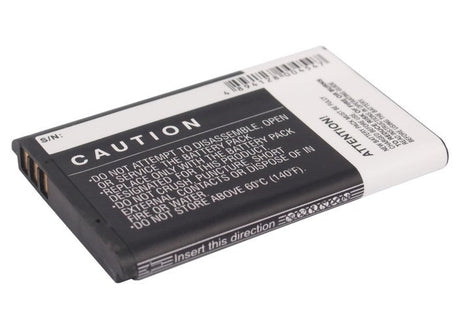 3.7v, 1000mah, Li-ion Battery Fit's Haier, H15132, He-d330, He-m002, 3.70wh BabyPhone Cameron Sino Technology Limited   